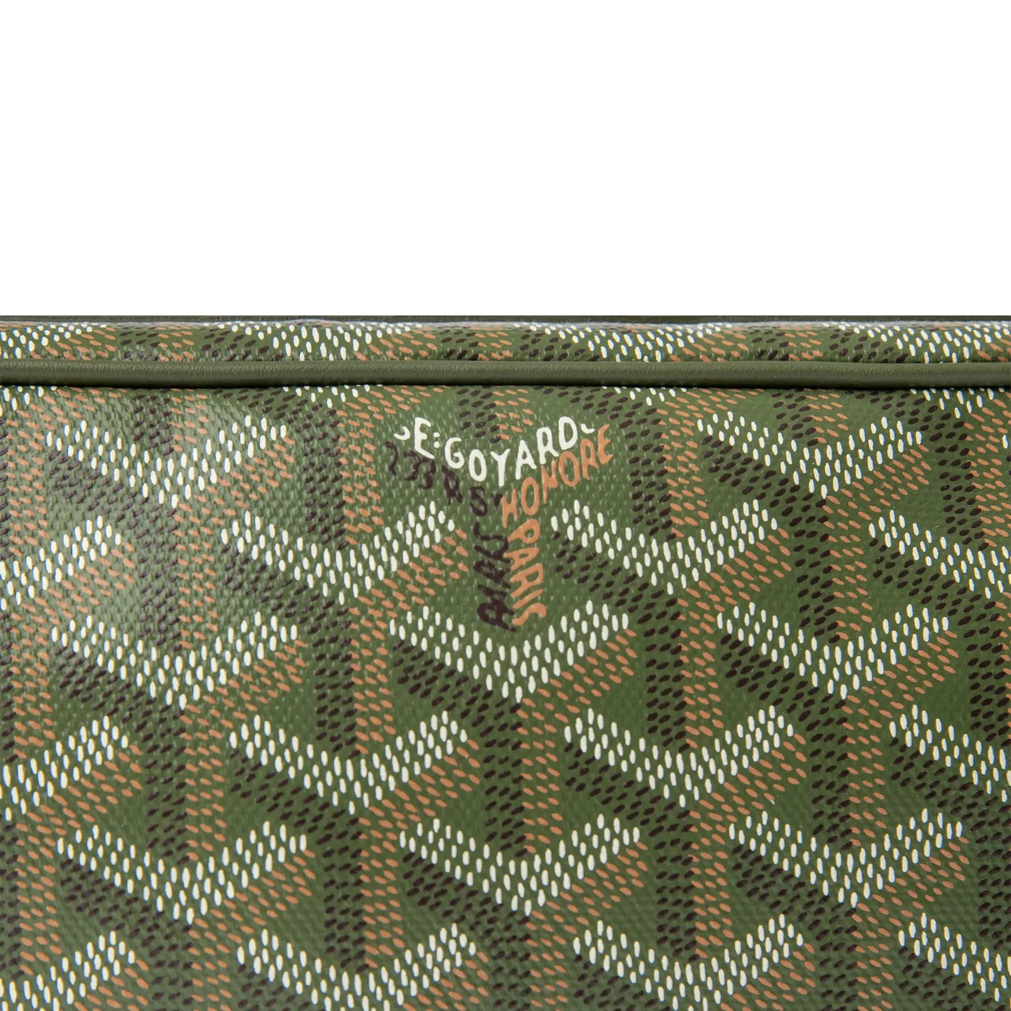 Detail view of Goyard Cap-Vert PM Khaki Bag CAVG25PMLTY29CL29P